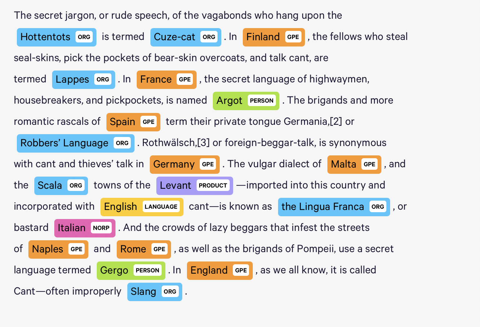 Experiments With Text Mining